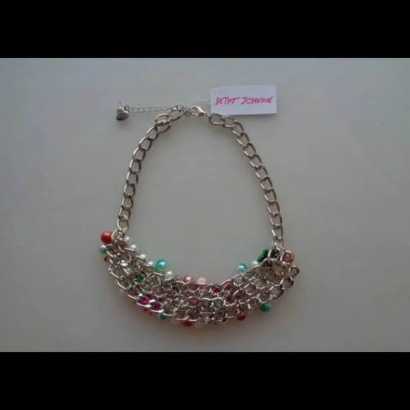 BETSEY JOHNSON SET Christmas Revival Charm Necklace Bracelet 2 Pair Earrings NWT - Picture 7 of 16